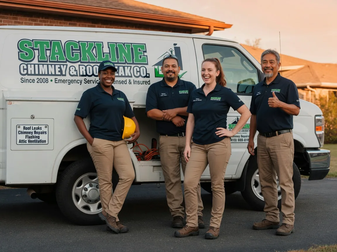 Chimney flashing repair company in Lakeshore, CA
